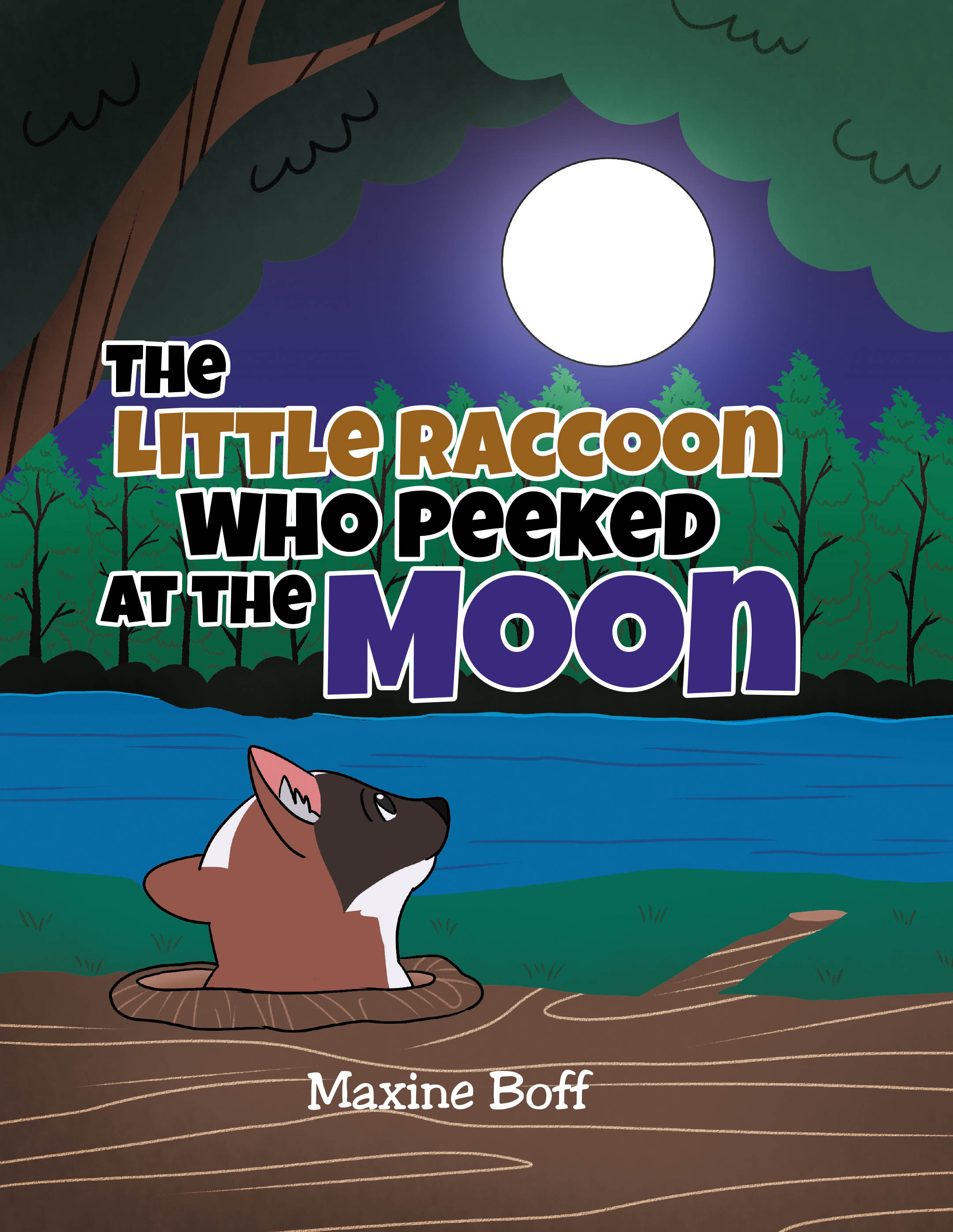 The Little Raccoon Who Peeked at the Moon Cover Image